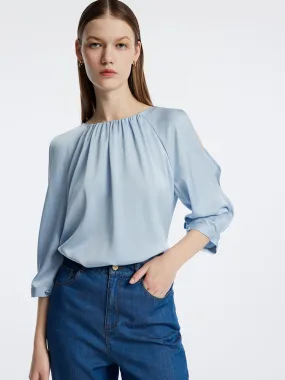 22 Momme Silk Woven Blouse