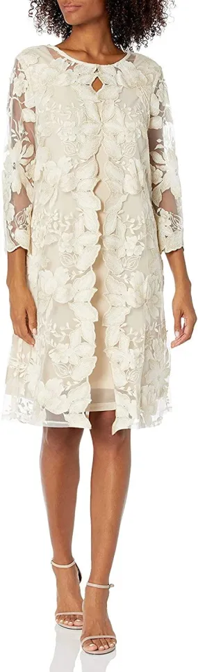 Alex Evenings AE81122337 Short Mother of the Bride Dress