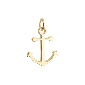 Anchor Charm Solid Gold