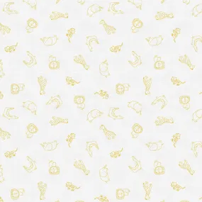 Animal Outline - Yellow