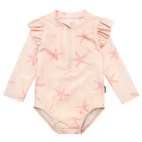 Baby Girls UPF 50  Starfish Rash Guard