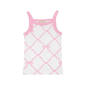 Caroline Camisole - Belle Meade Bow with Pier Party Pink