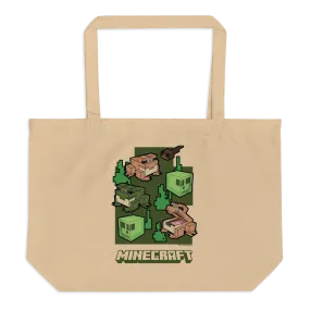 Minecraft Frogs Large Eco Tote