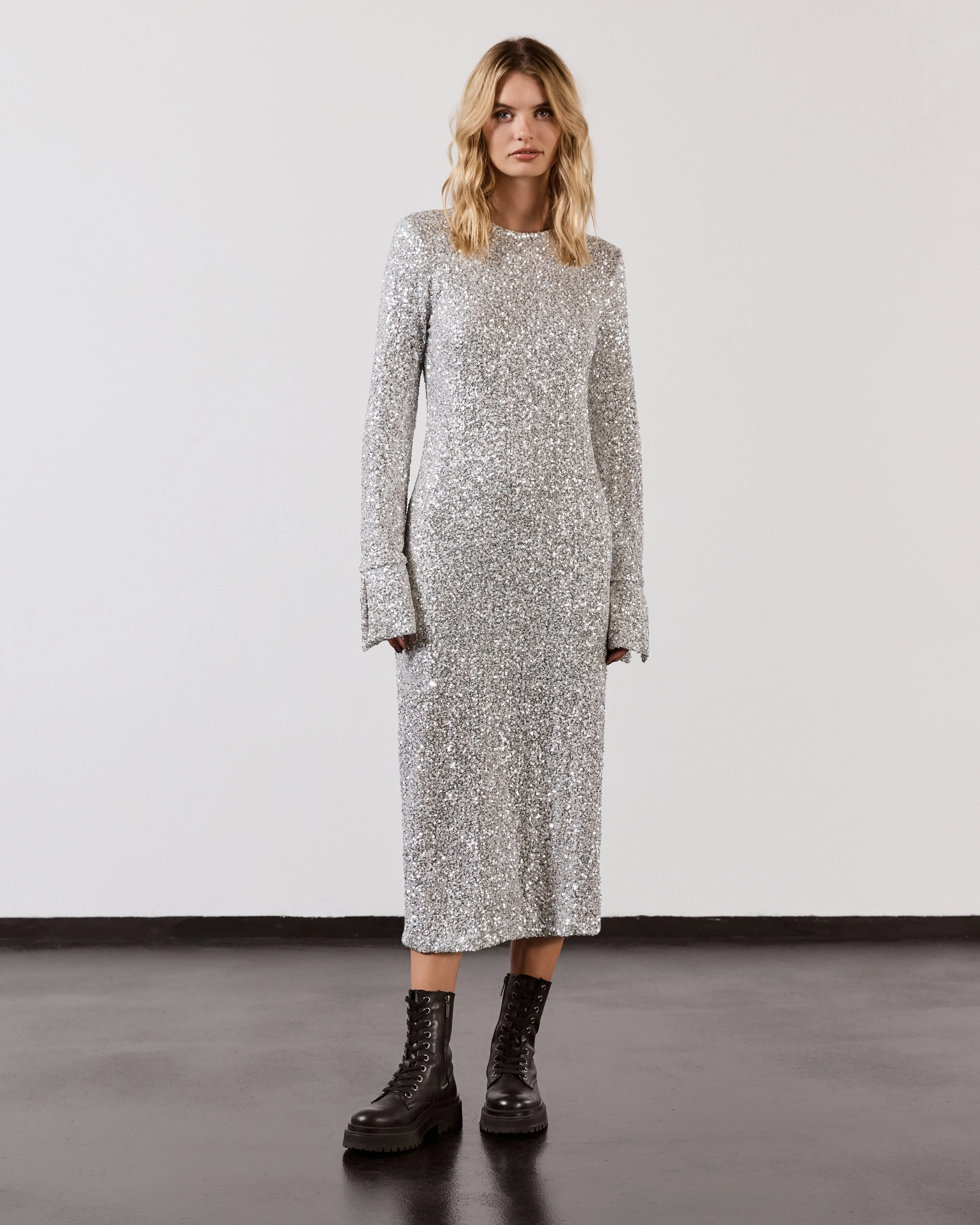 The Light Long Sequin Dress