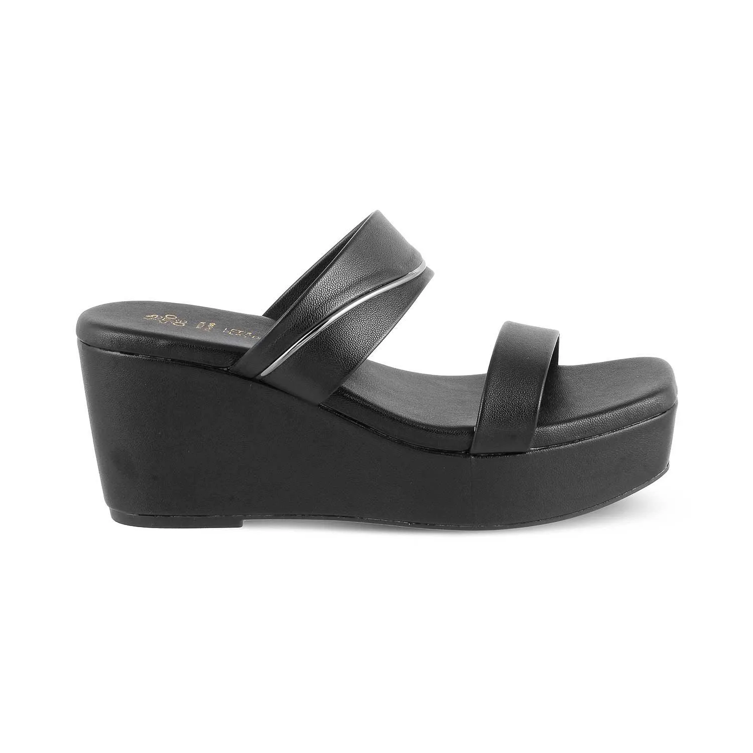 The Tofame Black Women's Dress Wedge Sandals Tresmode